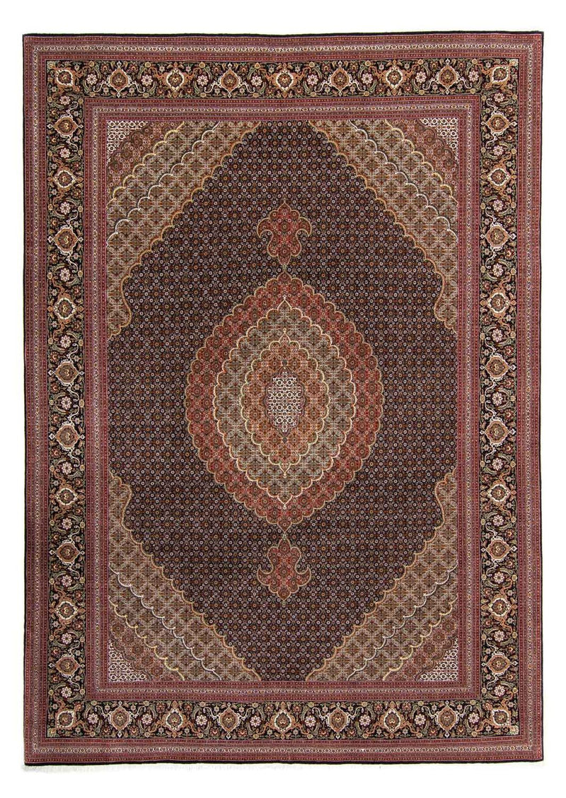Perzisch tapijt - Tabriz - 345 x 252 cm - bruin