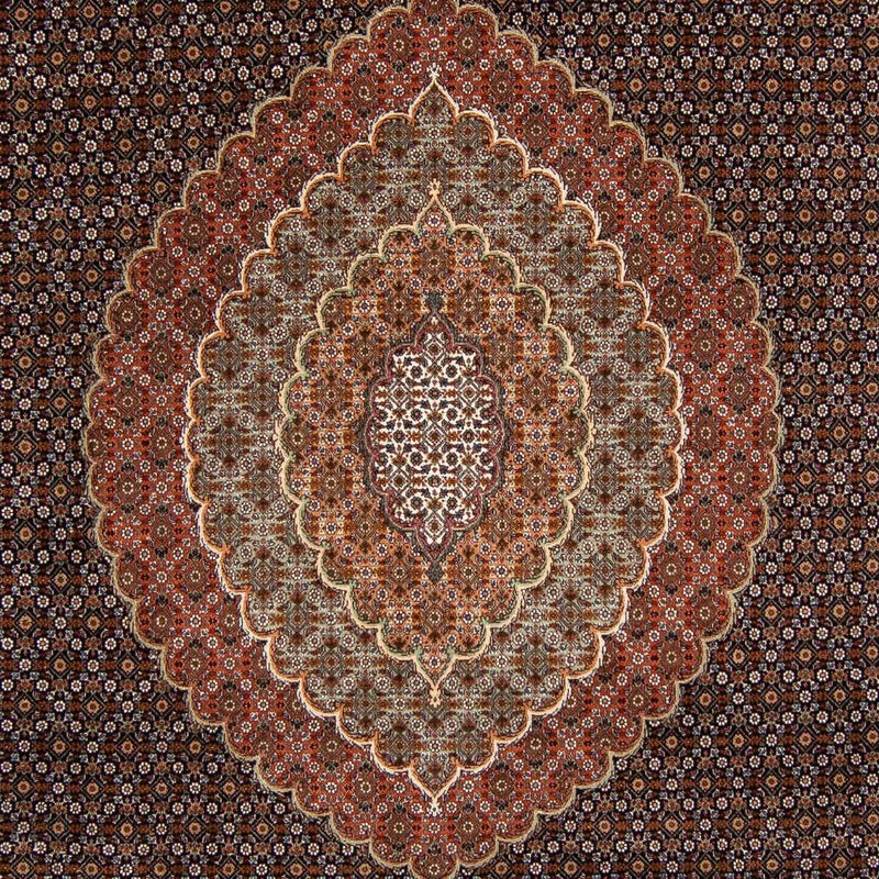 Perzisch tapijt - Tabriz - 345 x 252 cm - bruin