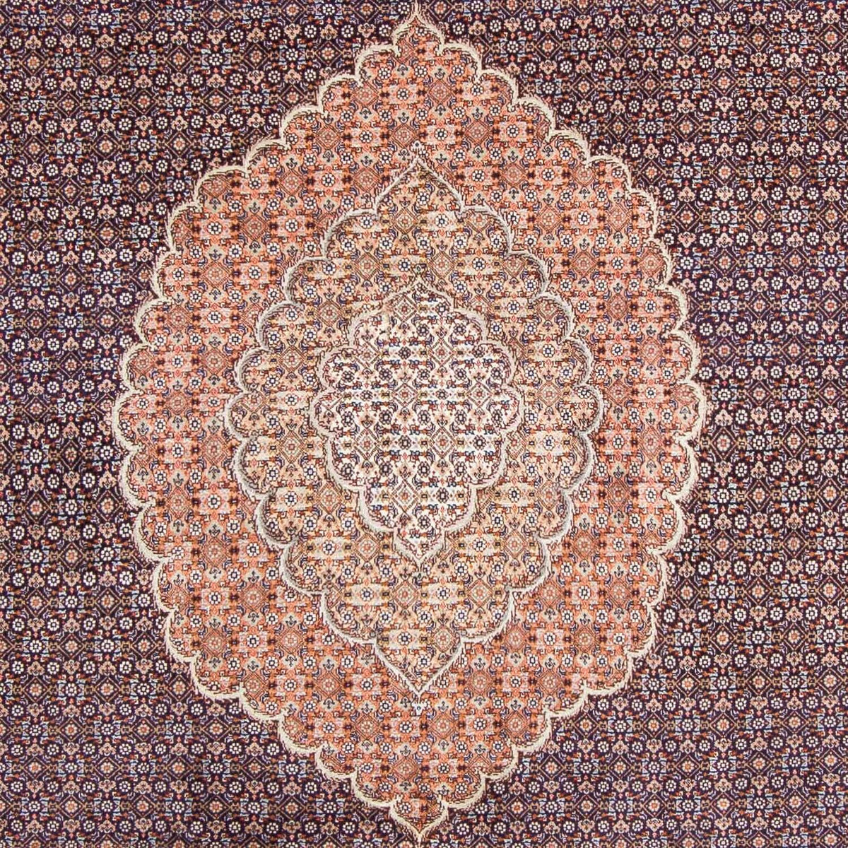 Perzisch tapijt - Tabriz - 296 x 205 cm - donkerblauw