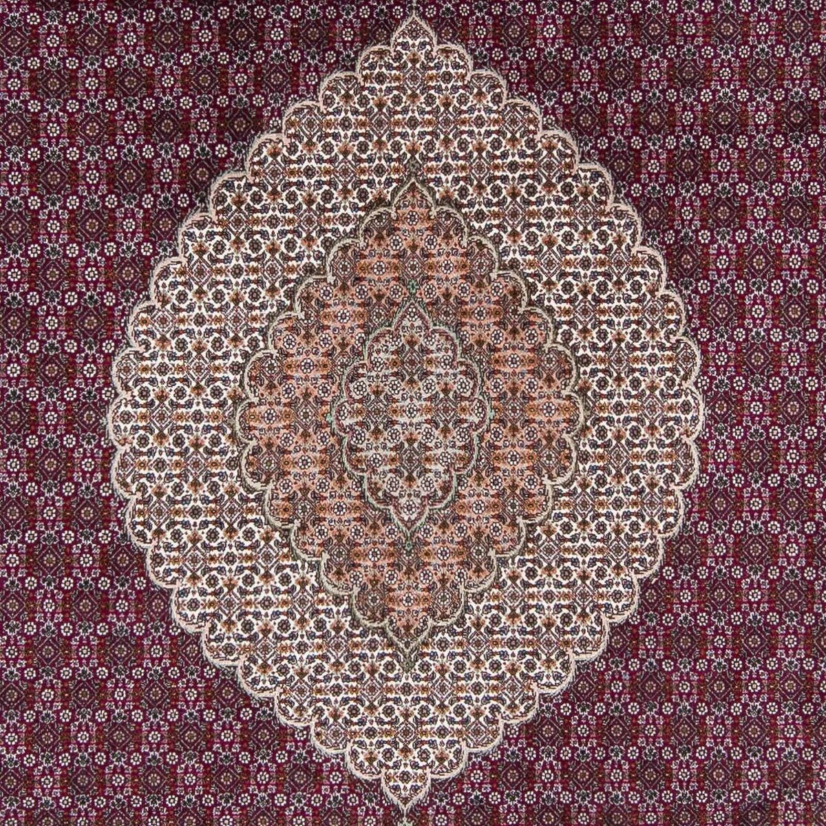 Perzisch tapijt - Tabriz - 303 x 204 cm - donkerrood
