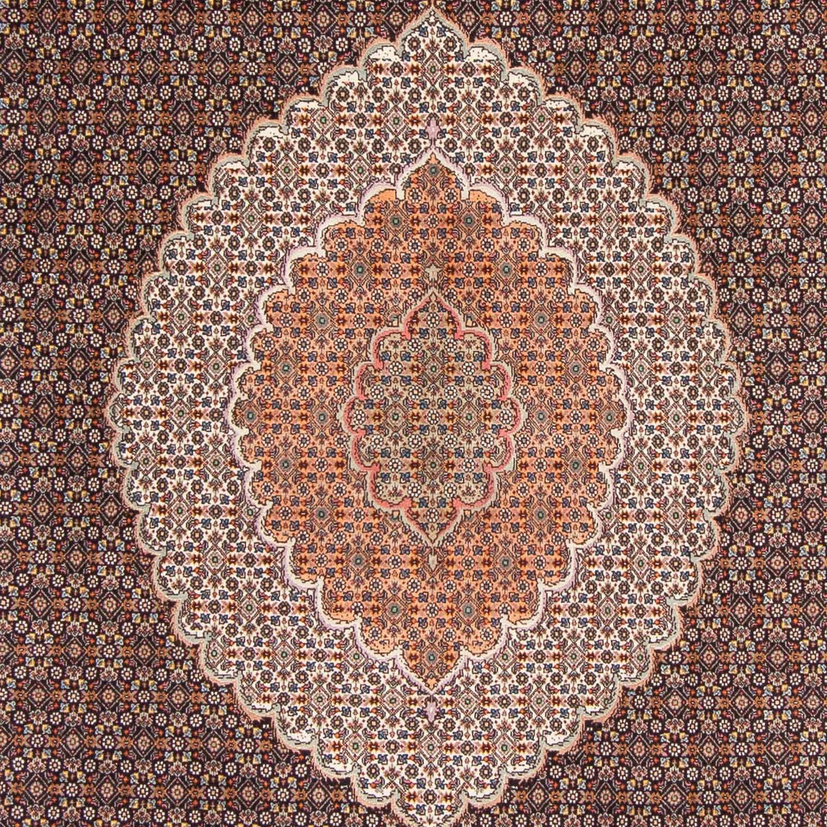 Perzisch tapijt - Tabriz - 282 x 202 cm - bruin