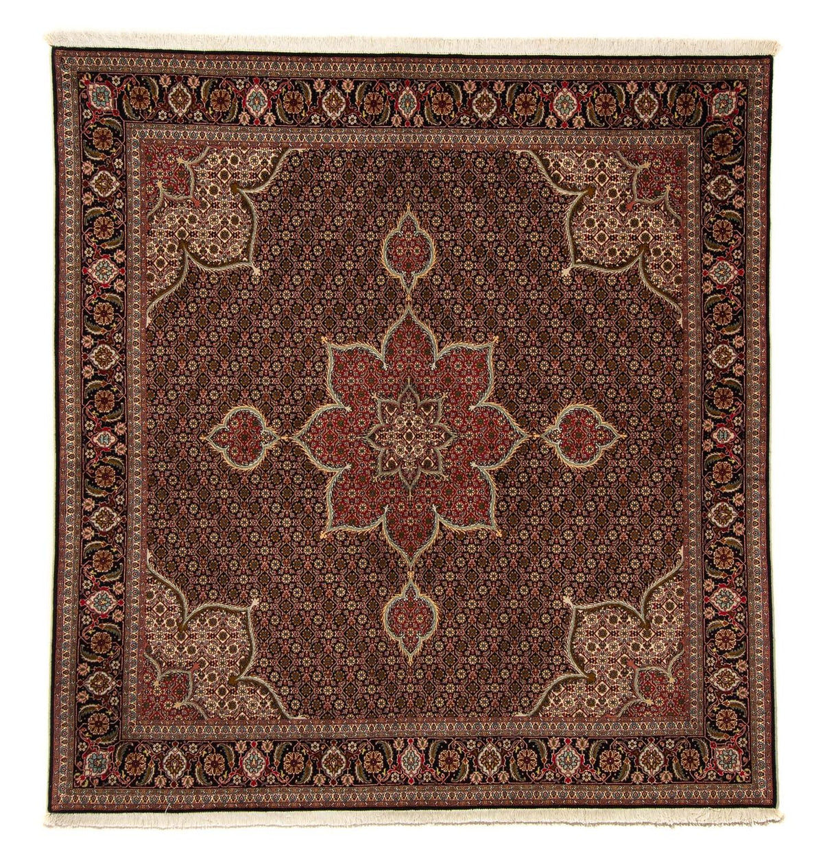 Perzisch tapijt - Tabriz vierkant  - 211 x 204 cm - veelkleurig