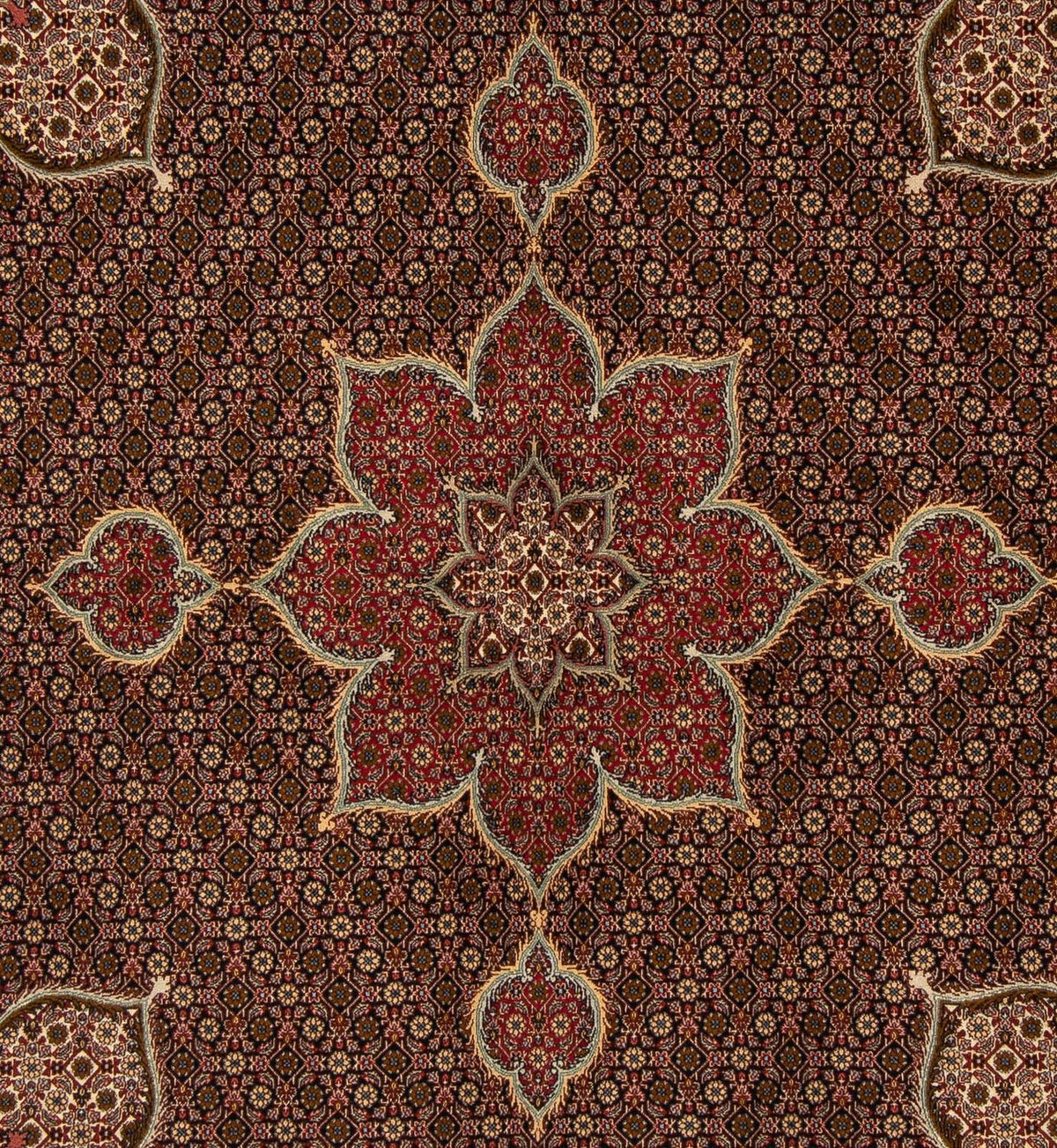 Perzisch tapijt - Tabriz vierkant  - 211 x 204 cm - veelkleurig