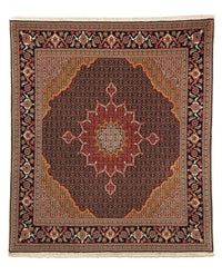 Perzisch tapijt - Tabriz - Royal vierkant  - 219 x 200 cm - donkerblauw