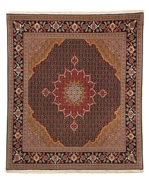 Perzisch tapijt - Tabriz - Royal vierkant  - 219 x 200 cm - donkerblauw