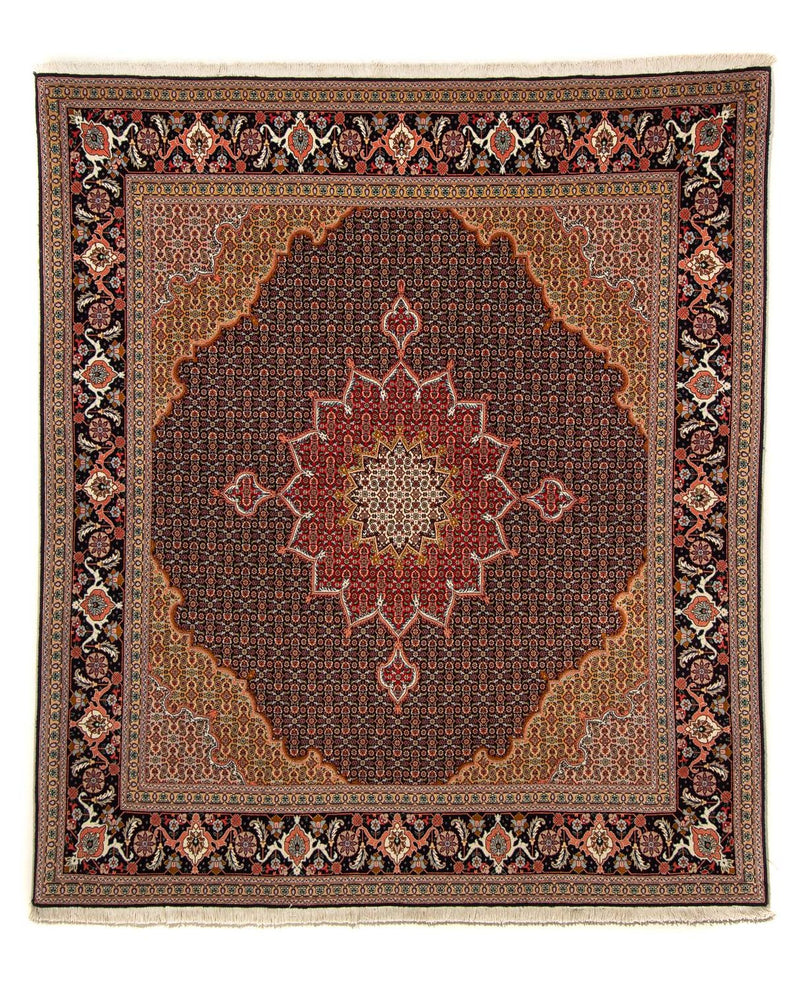 Perzisch tapijt - Tabriz - Royal vierkant  - 219 x 200 cm - donkerblauw