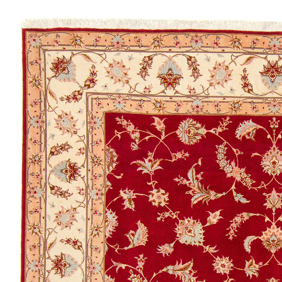 Perzisch tapijt - Tabriz - Royal - 255 x 204 cm - donkerrood