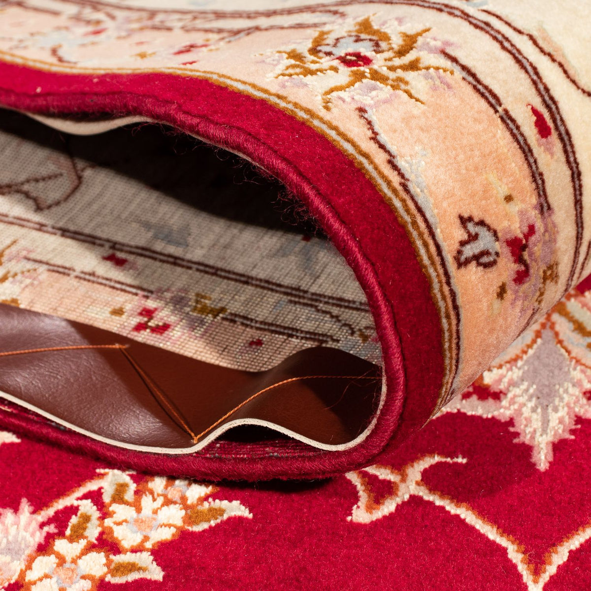 Perzisch tapijt - Tabriz - Royal - 255 x 204 cm - donkerrood