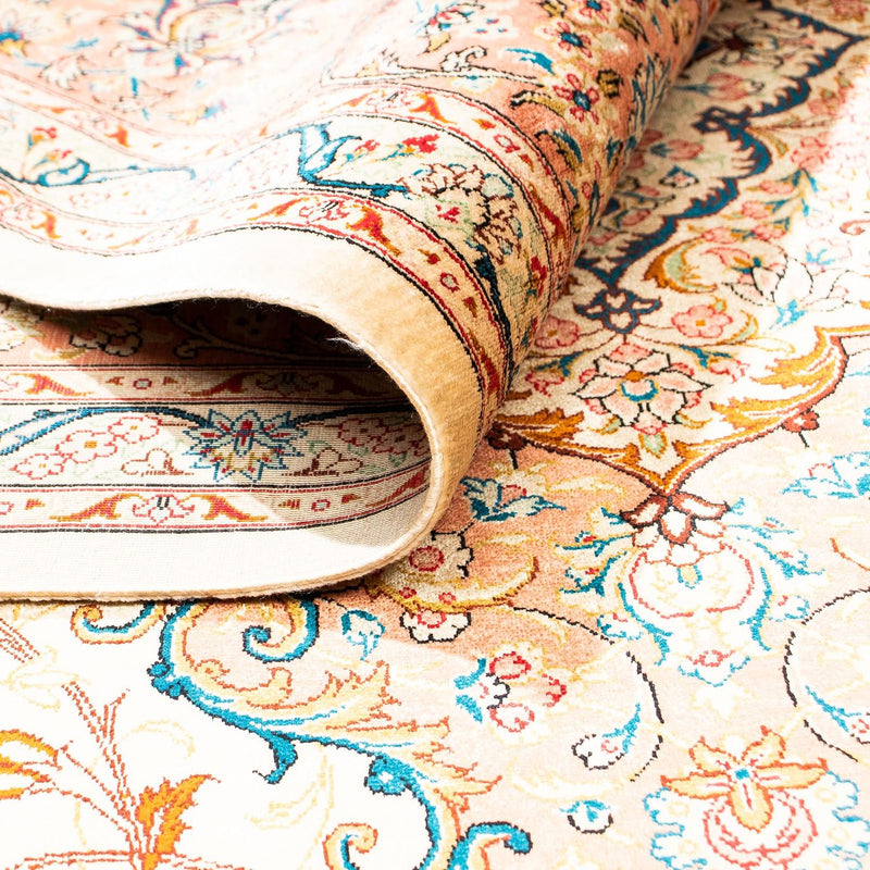 Perzisch tapijt - Ghom - 296 x 200 cm - beige