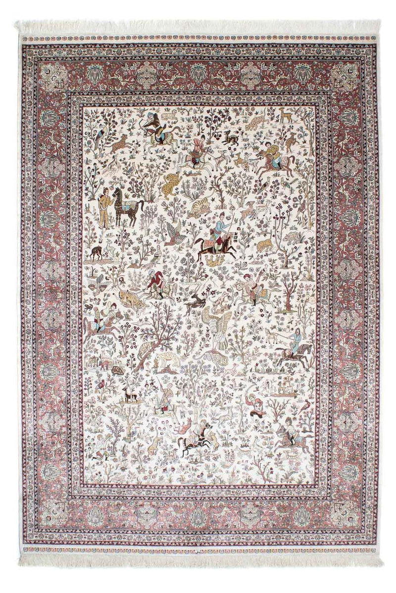 Oosters tapijt - Hereke - 244 x 169 cm - beige