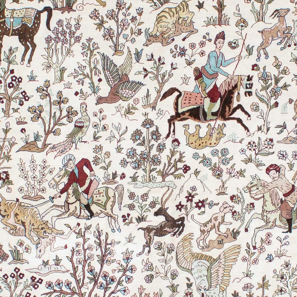 Oosters tapijt - Hereke - 244 x 169 cm - beige