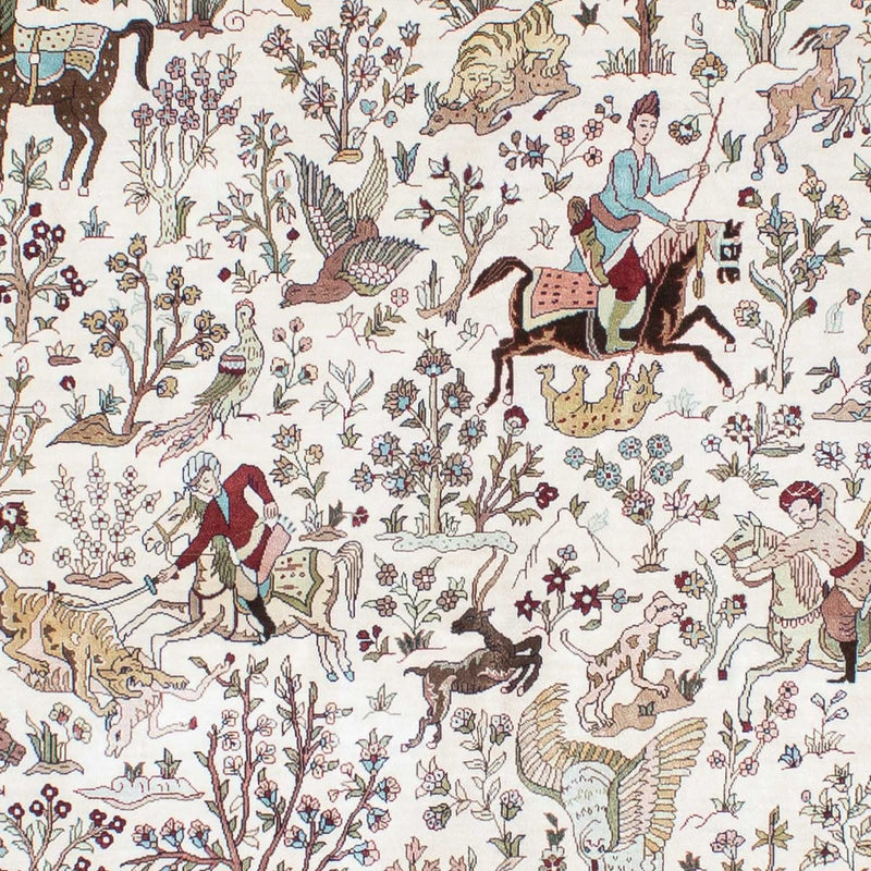 Oosters tapijt - Hereke - 244 x 169 cm - beige