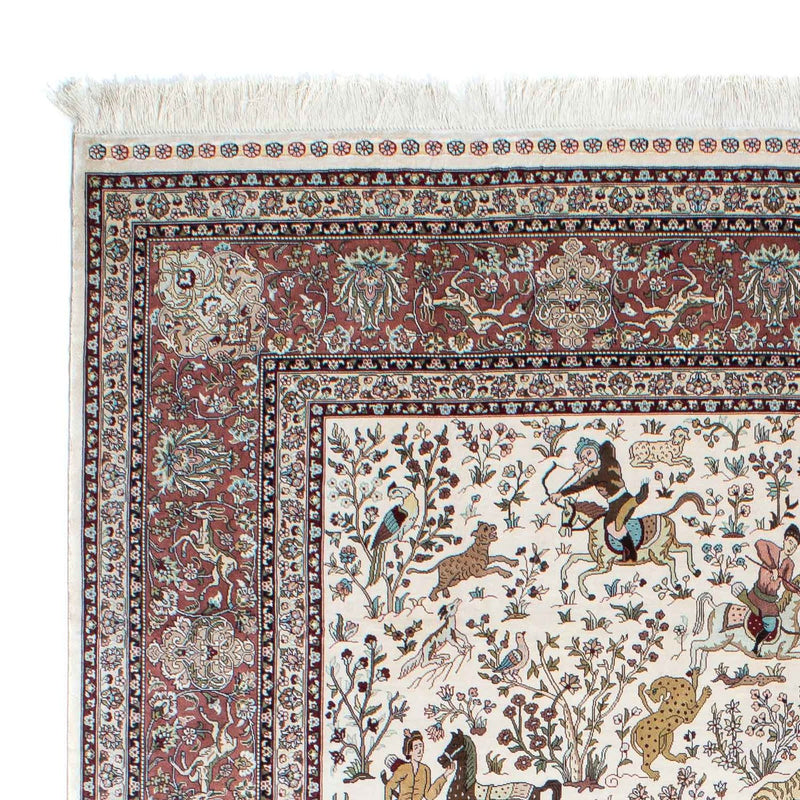 Oosters tapijt - Hereke - 244 x 169 cm - beige