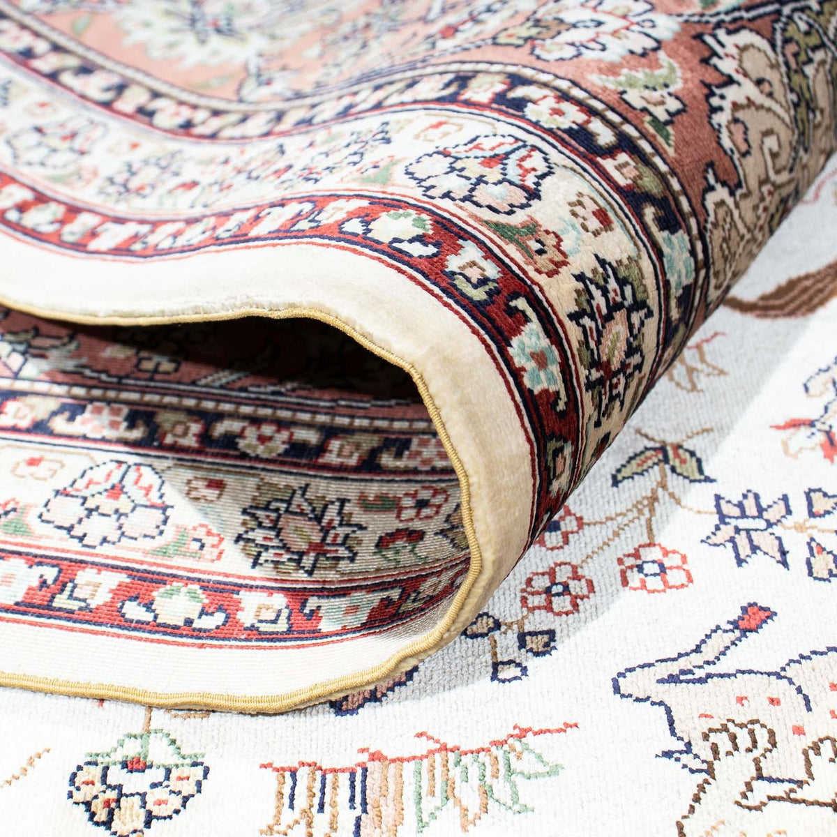 Oosters tapijt - Hereke - 244 x 169 cm - beige