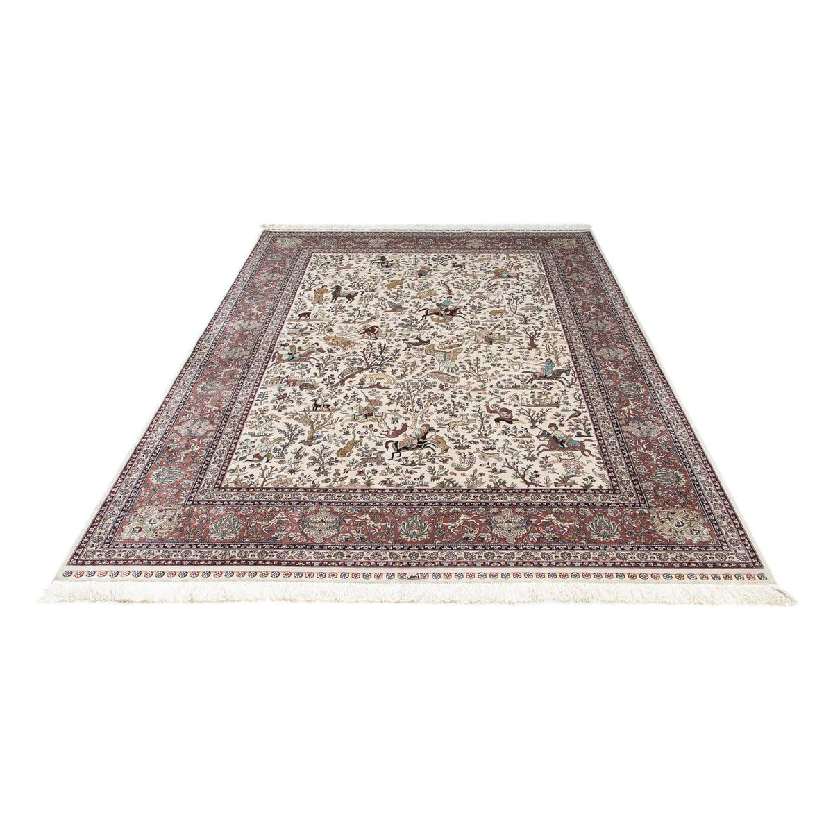 Oosters tapijt - Hereke - 244 x 169 cm - beige