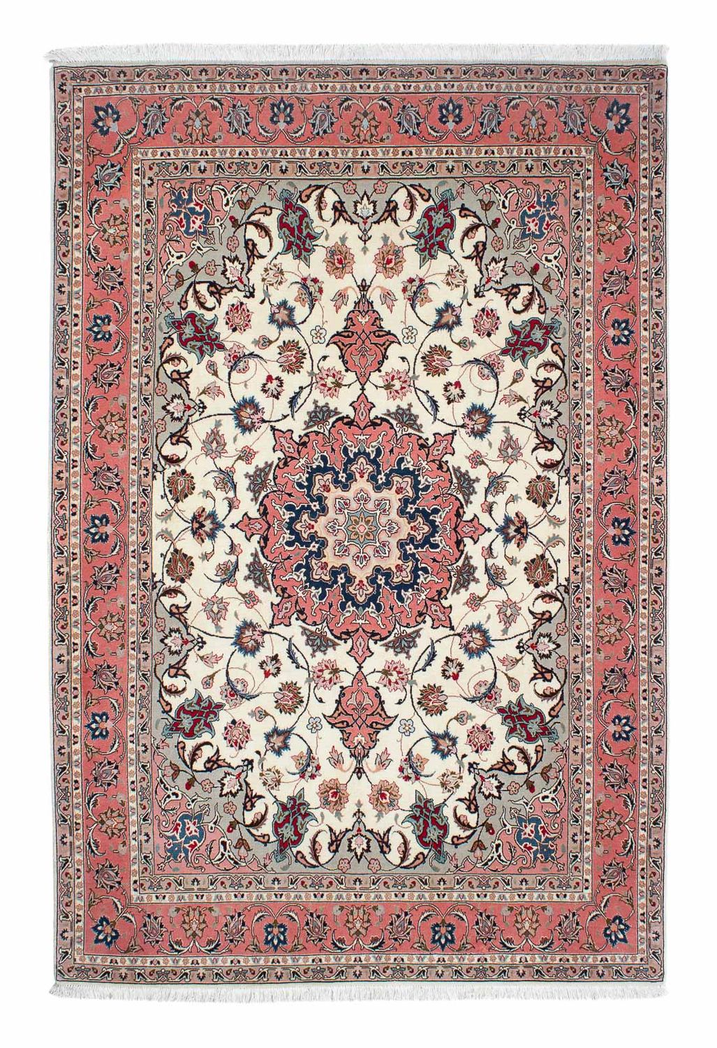 Perzisch tapijt - Tabriz - Royal - 229 x 151 cm - beige
