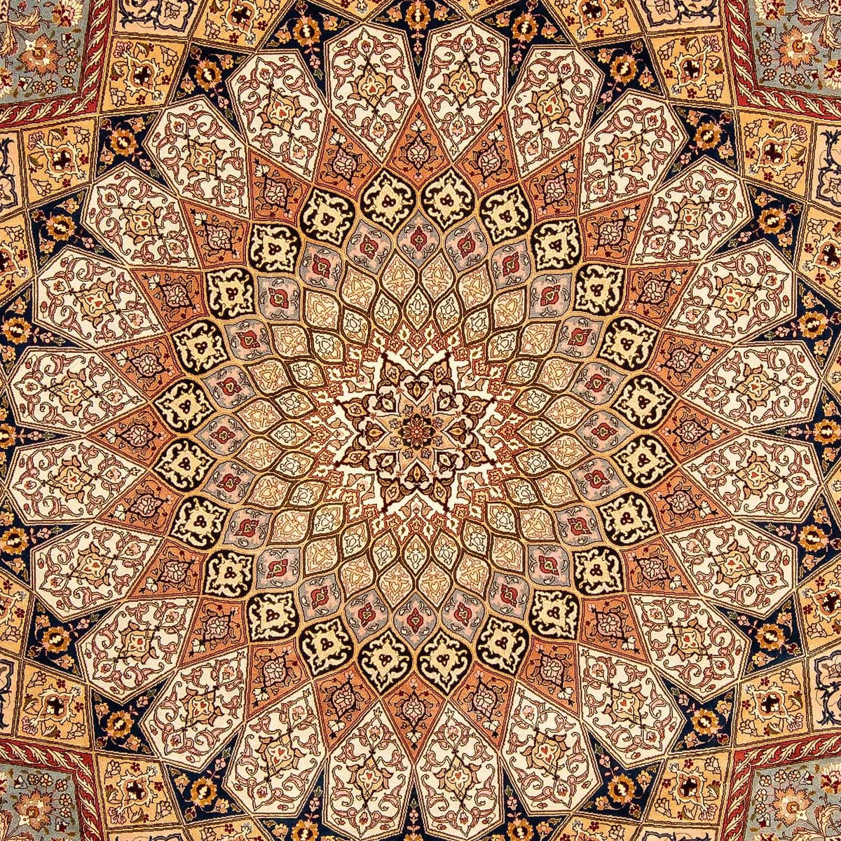 Perzisch tapijt - Tabriz - Royal - 360 x 252 cm - veelkleurig