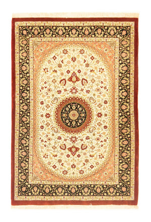 Perzisch tapijt - Ghom - 154 x 107 cm - beige