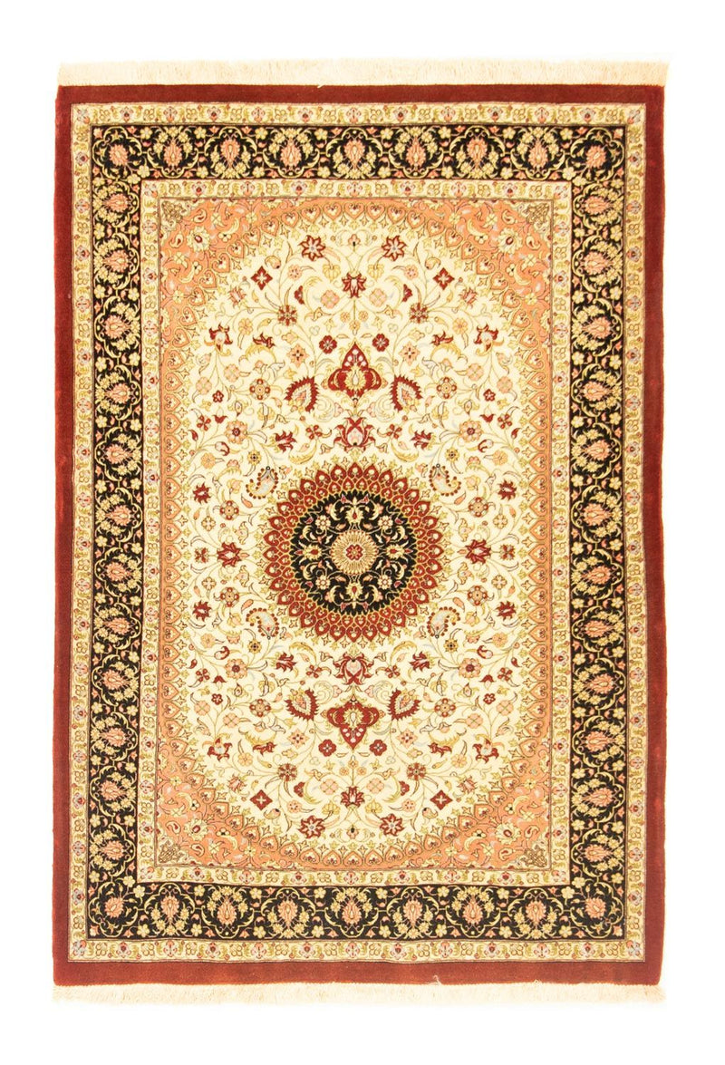 Perzisch tapijt - Ghom - 154 x 107 cm - beige