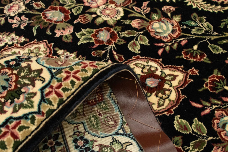 Perzisch tapijt - Ghom - 166 x 105 cm - zwart