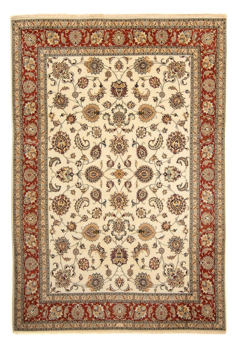 Perzisch tapijt - Tabriz - Royal - 363 x 245 cm - beige