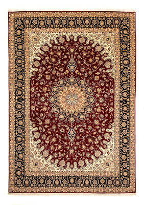 Perzisch tapijt - Tabriz - Royal - 348 x 254 cm - donkerrood