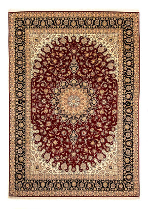 Perzisch tapijt - Tabriz - Royal - 348 x 254 cm - donkerrood