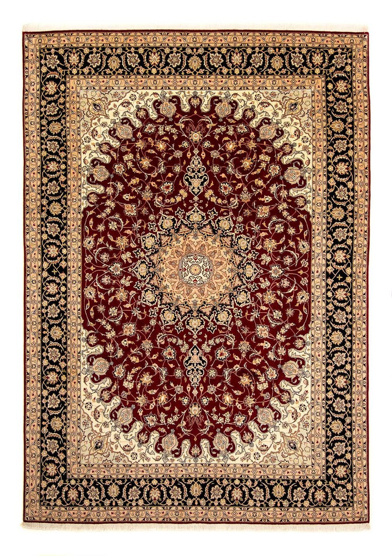 Perzisch tapijt - Tabriz - Royal - 348 x 254 cm - donkerrood