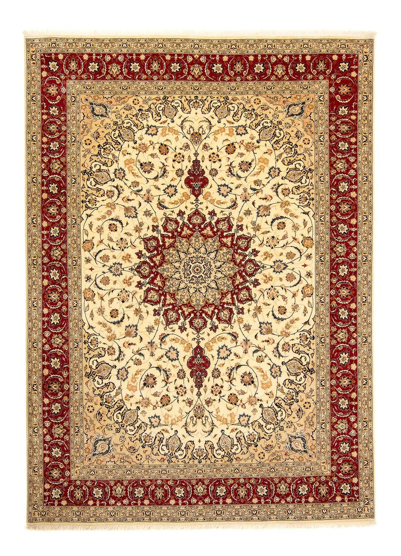 Perzisch tapijt - Tabriz - Royal - 335 x 254 cm - beige