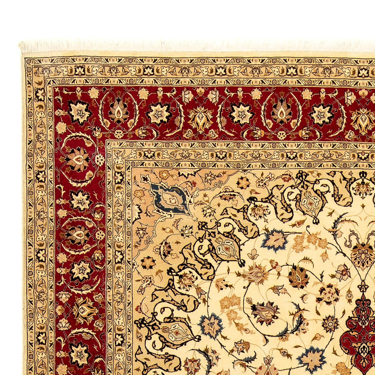 Perzisch tapijt - Tabriz - Royal - 335 x 254 cm - beige