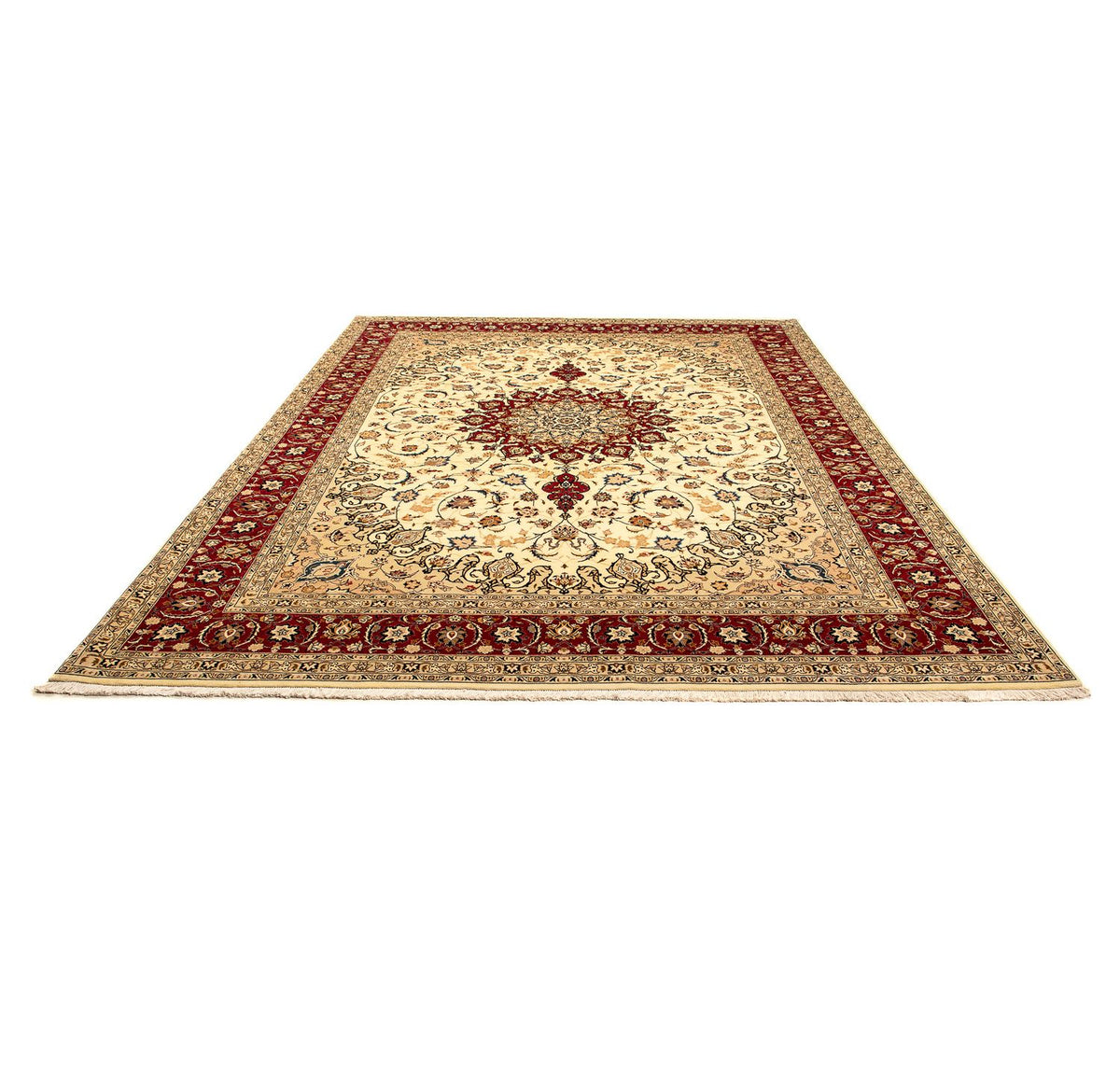 Perzisch tapijt - Tabriz - Royal - 335 x 254 cm - beige
