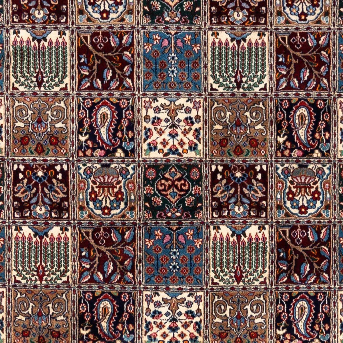 Perzisch tapijt - Klassiek vierkant  - 246 x 245 cm - donkerrood