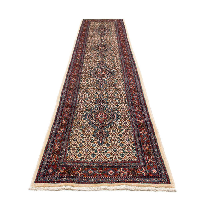Loper Perzisch tapijt - Klassiek - 402 x 79 cm - beige