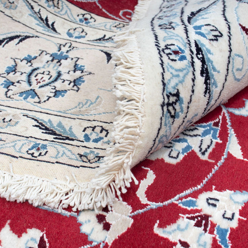 Perzisch tapijt - Nain rond  - 250 x 250 cm - donkerrood