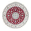 Perzisch tapijt - Nain rond  - 250 x 250 cm - donkerrood
