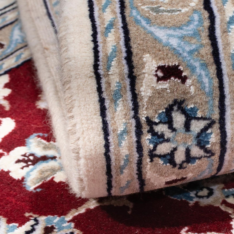 Perzisch tapijt - Nain - 300 x 202 cm - donkerrood