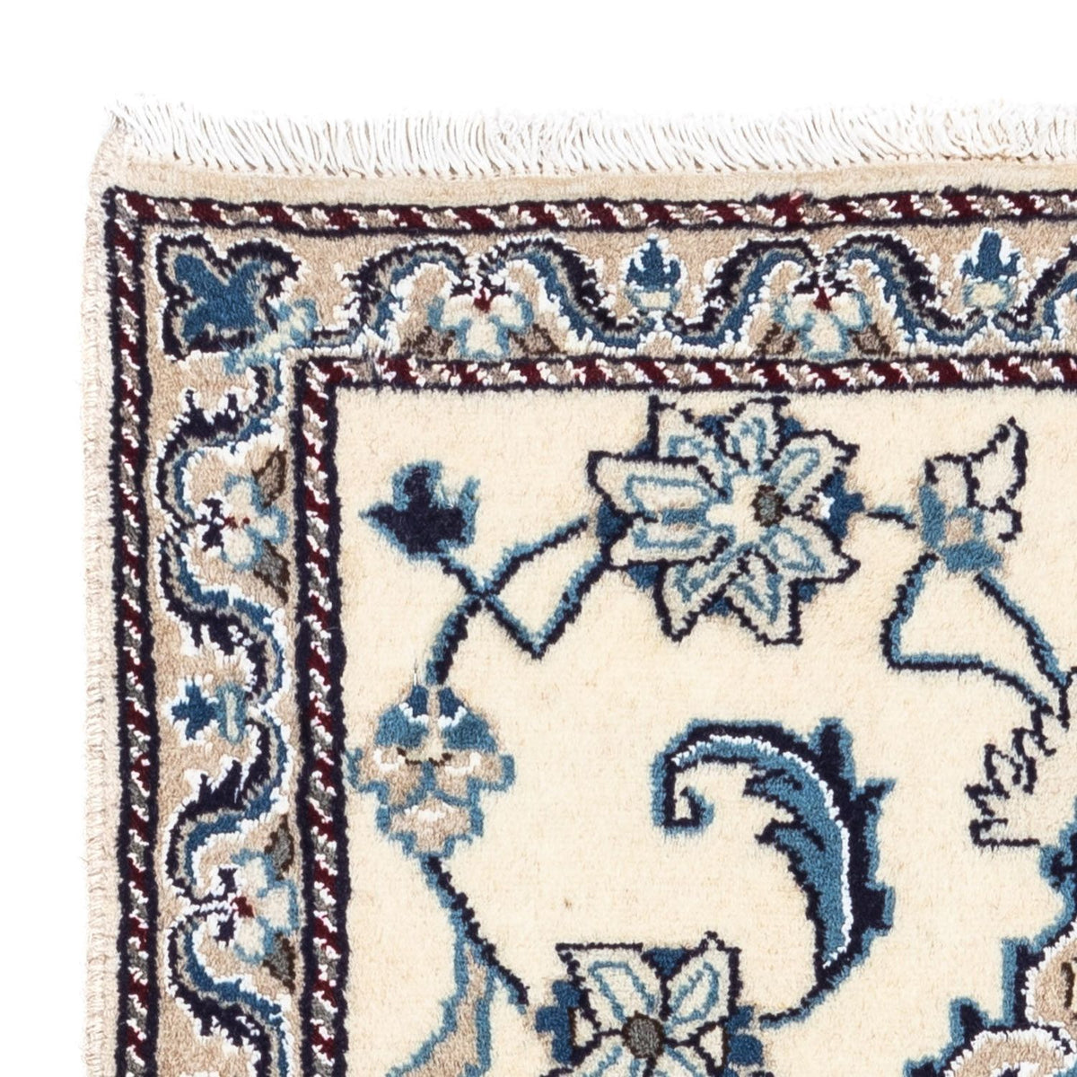 Perzisch tapijt - Nain - 139 x 65 cm - beige