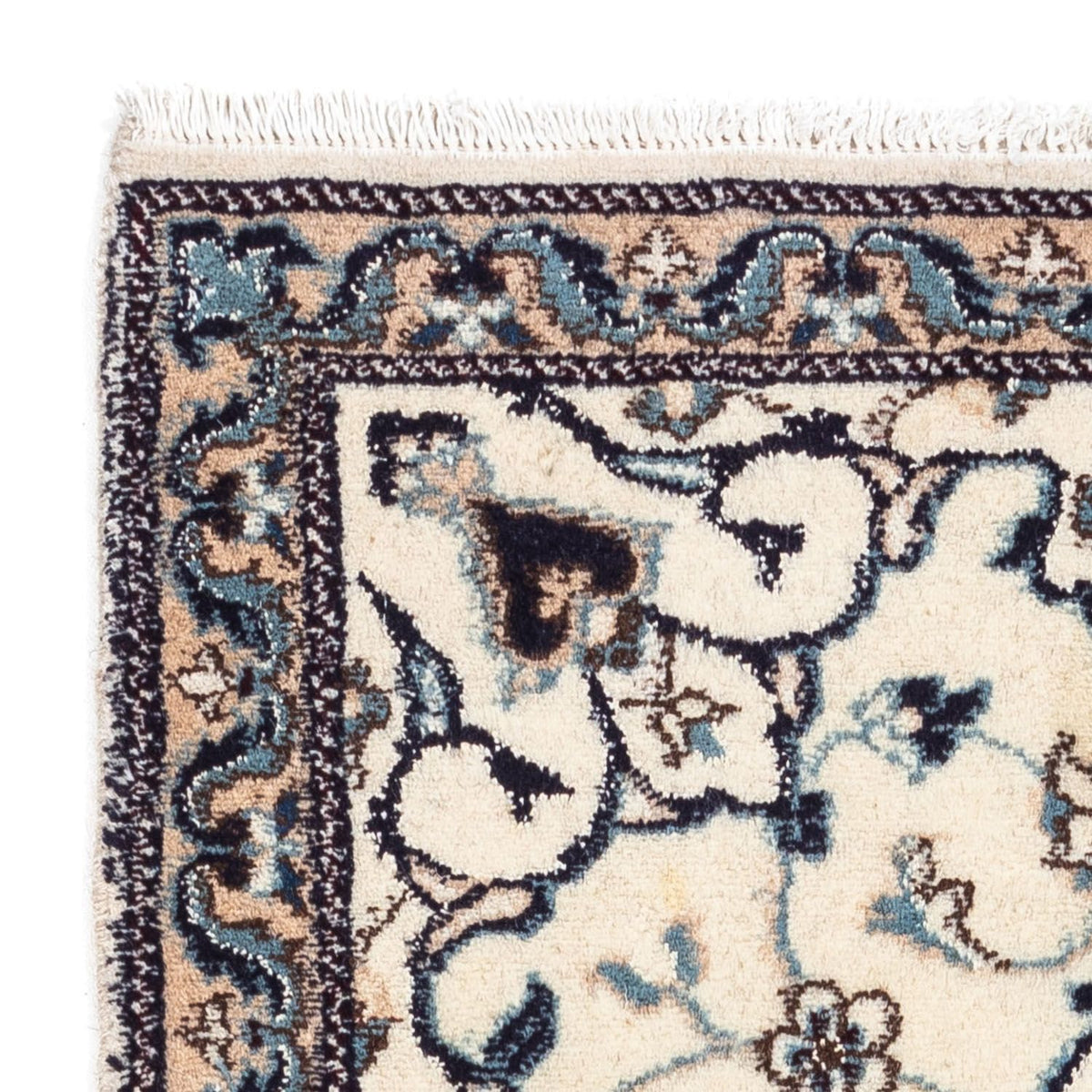 Perzisch tapijt - Nain - 139 x 70 cm - beige