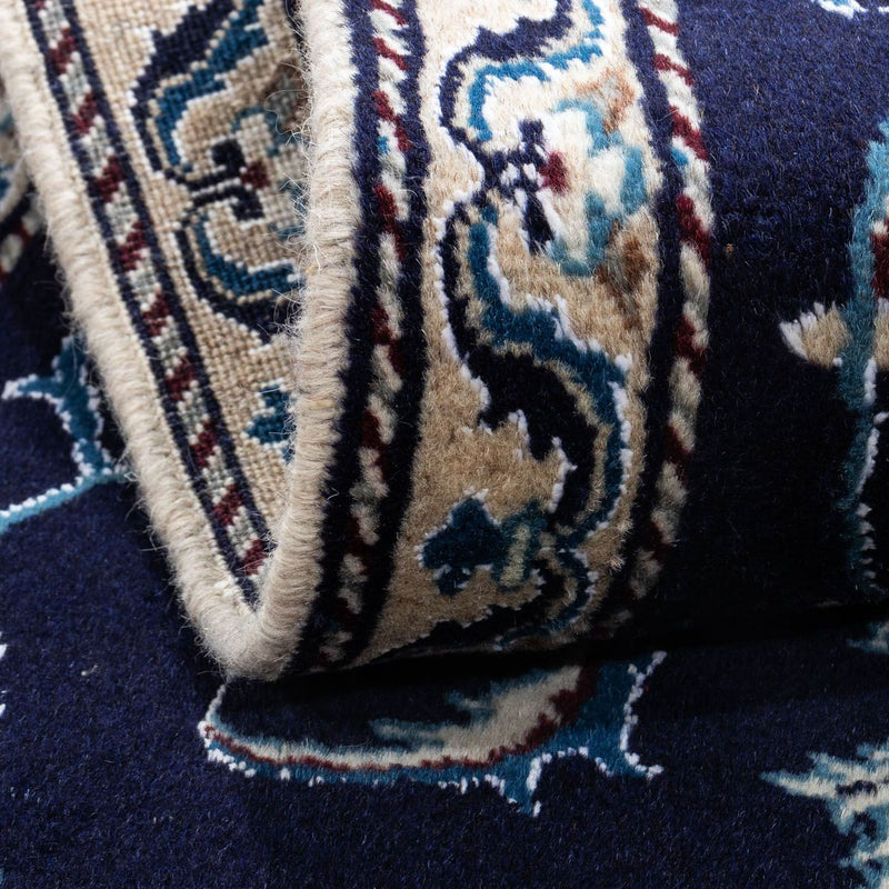 Perzisch tapijt - Nain - 143 x 70 cm - blauw