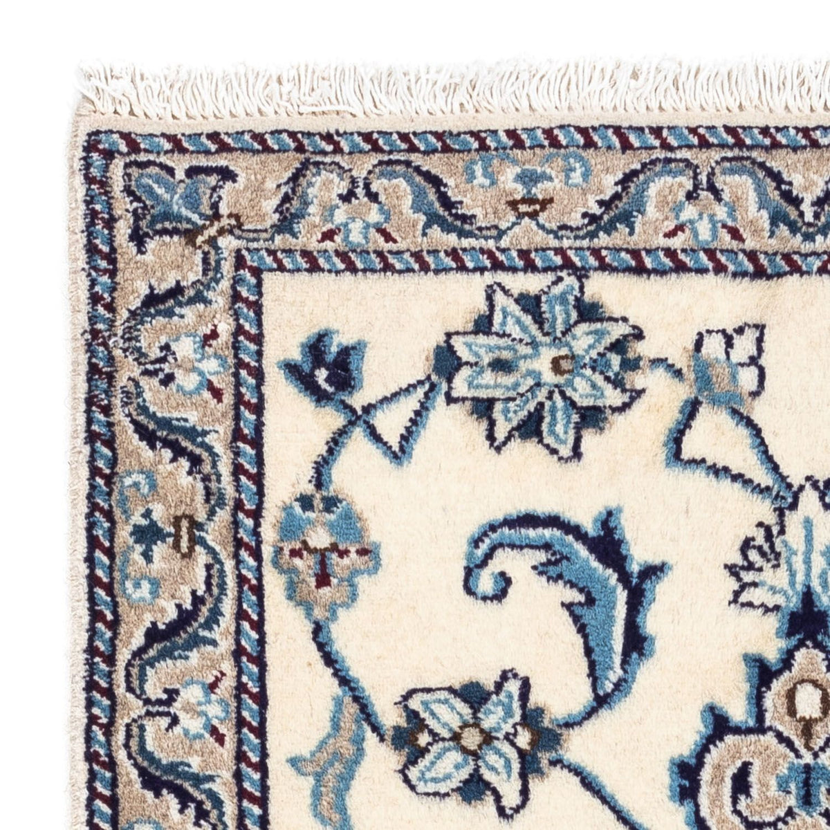 Perzisch tapijt - Nain - 130 x 69 cm - beige