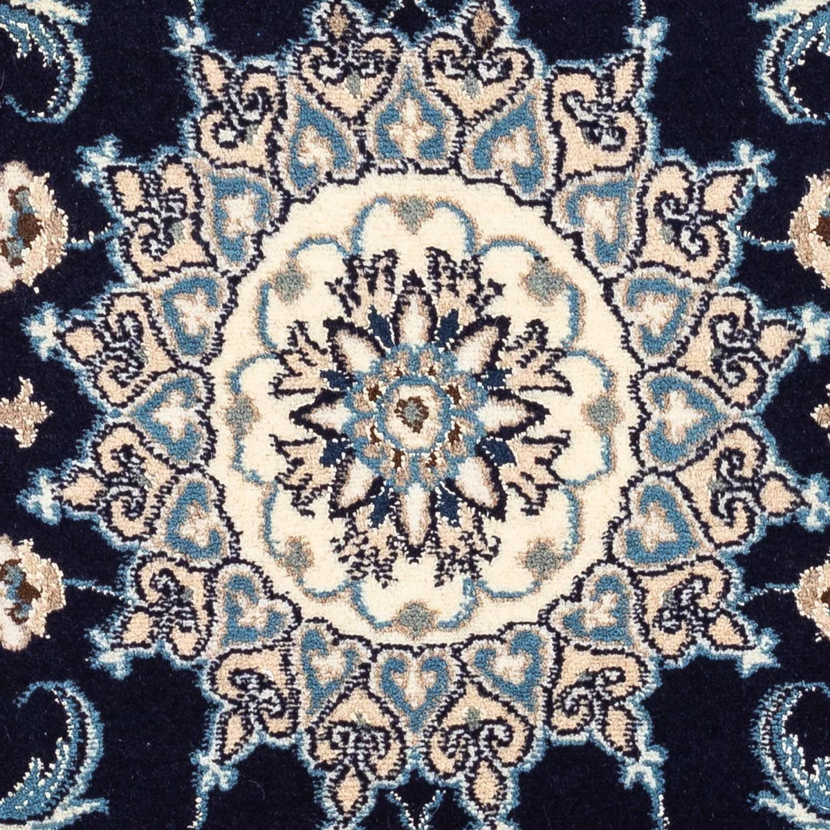 Perzisch tapijt - Nain - 141 x 66 cm - donkerblauw