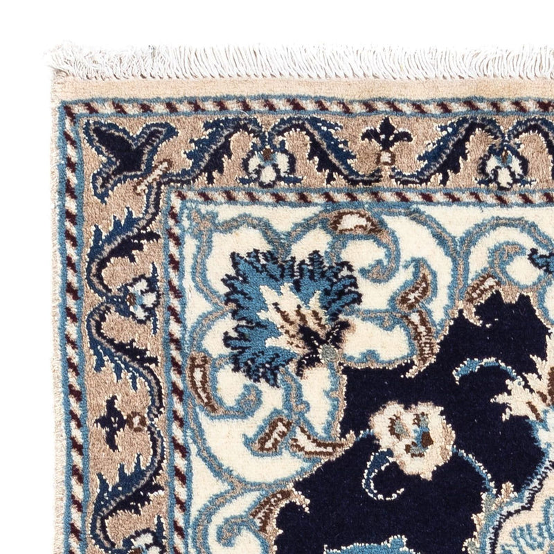 Perzisch tapijt - Nain - 141 x 66 cm - donkerblauw