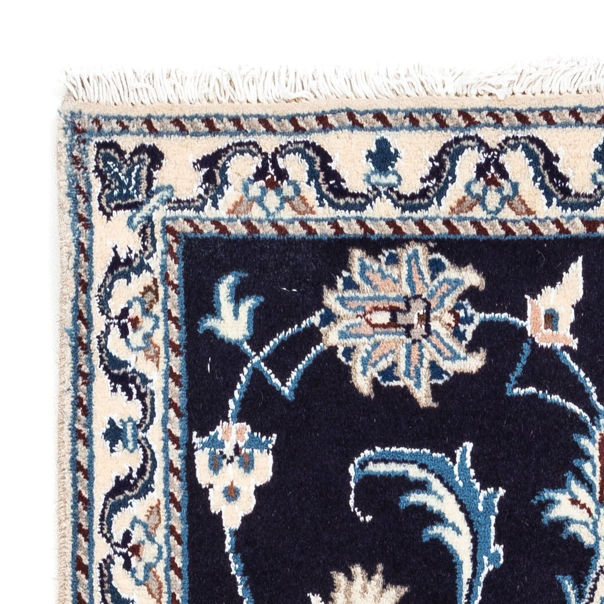 Perzisch tapijt - Nain - 143 x 70 cm - donkerblauw