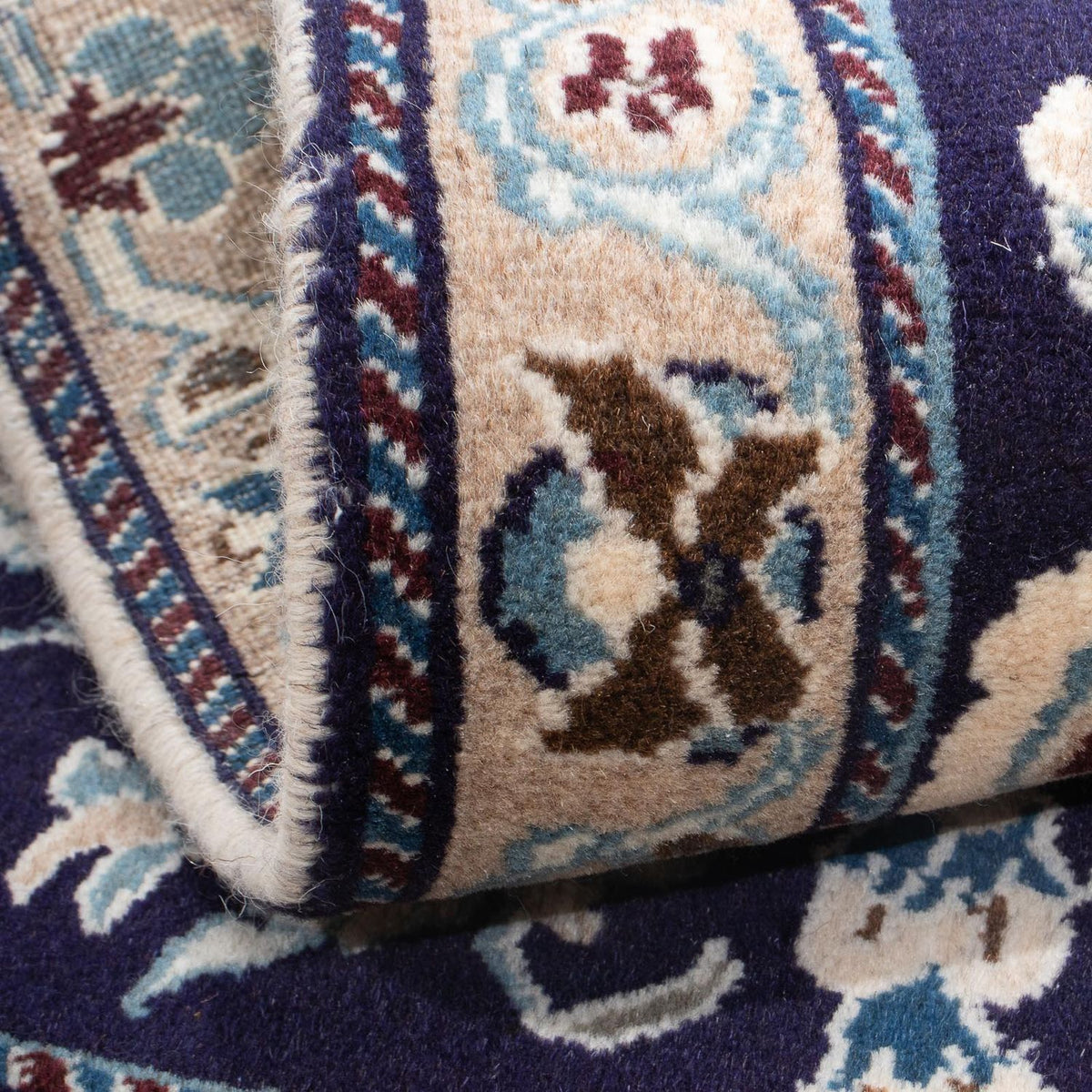 Perzisch tapijt - Nain - 139 x 89 cm - donkerblauw