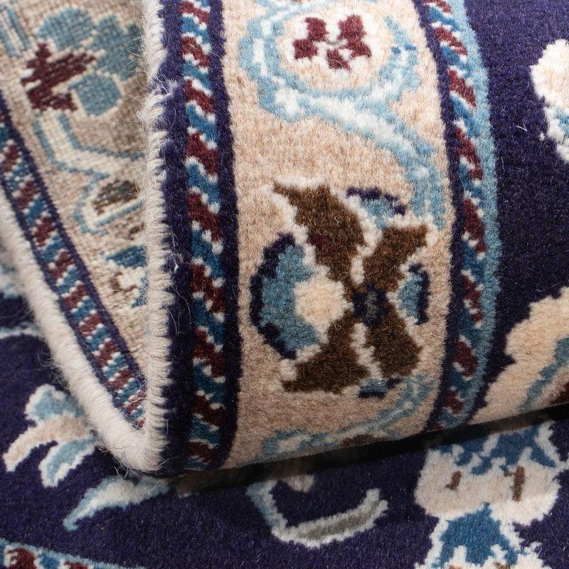 Perzisch tapijt - Nain - 139 x 89 cm - donkerblauw