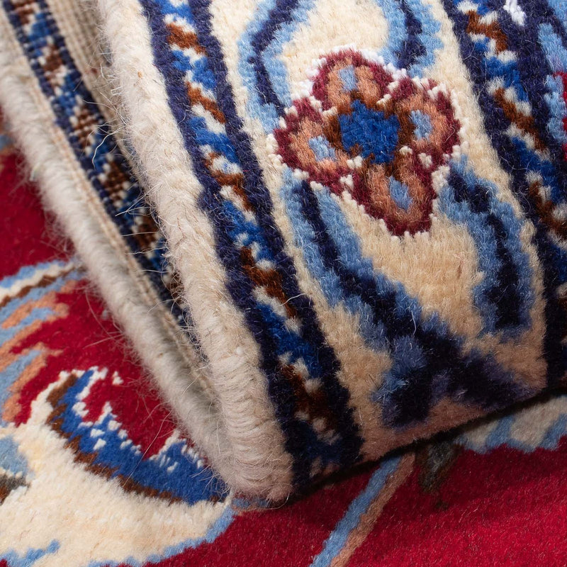 Perzisch tapijt - Nain - 127 x 84 cm - donkerrood