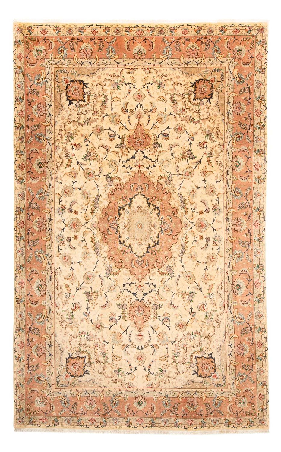 Perzisch tapijt - Tabriz - Royal - 305 x 201 cm - beige
