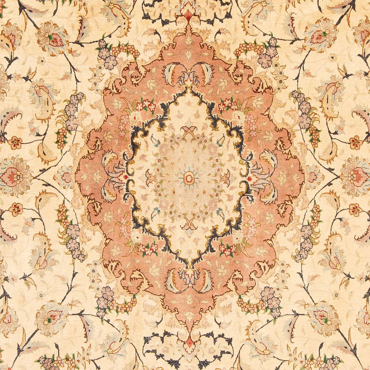 Perzisch tapijt - Tabriz - Royal - 305 x 201 cm - beige
