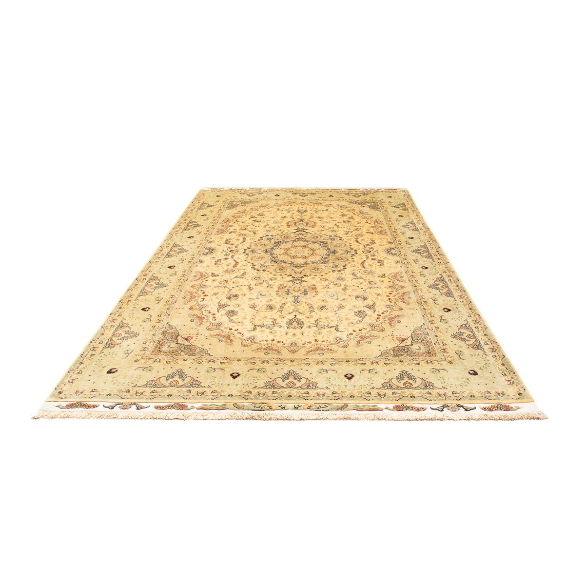 Perzisch tapijt - Tabriz - Royal - 312 x 200 cm - beige