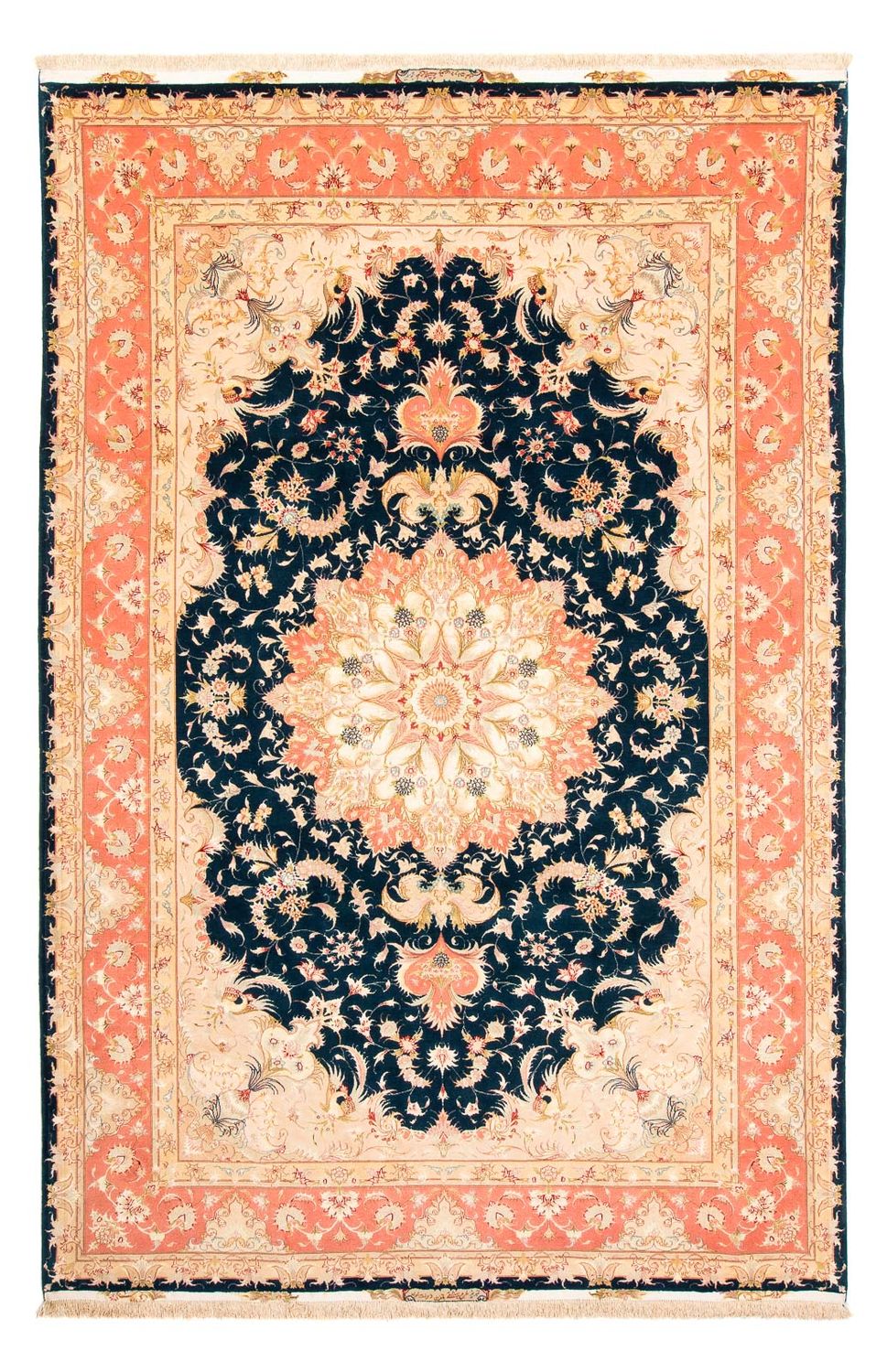 Perzisch tapijt - Tabriz - Royal - 308 x 200 cm - donkerblauw